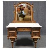 Antique Vanity with Stone Top