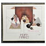 "Indian Market" Print signed Amado M. Pena Jr.