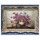 "Roses" Original Painting on Canvas Signed