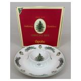 Spode "Christmas Tree Garland" Chip & Dip