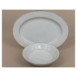 Celebrity "Mystique" Serving Bowl & Platter|2 pc