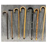 Wood Canes / 7 pc