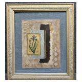 "Metallic Iris" Print on Fabric by Merri Pattinian