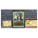 3/PC "A Buzza Motto" Vintage Poem/Quotes