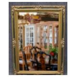 Green & Gold Tone Wall Mirror