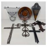 Metal Bowl & Wall Decor Assortment|7 pc