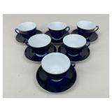 Lomonosov Imperial Porcelain Cups & Saucers