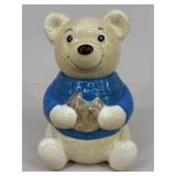 Metlox Ceramic Teddy Bear Cookie Jar