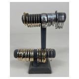 Gold & Silver Tone Bracelets / 36 pc