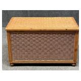 Wicker Storage Trunk