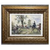 Original Watercolor Signed in Vintage Frame