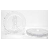 Beaded Glass Charger Set - 4pc