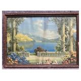 "Blue Lake" Vintage Print by R. Atkinson Fox