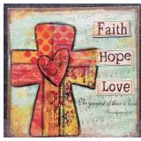Religious/Inspirational Print on Burlap