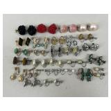 Clip On earrings / 27 Pairs