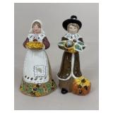 Blue Sky Pilgrim Ceramic Tea Light Holders|2 pc