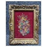 Vintage Threaded Loop Flower Bouquet