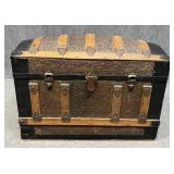 Wood & Metal Camel Top Trunk