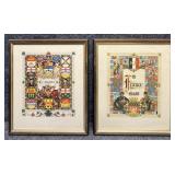 2/PC Arthur Szyk Canada/France Vintage Lithographs