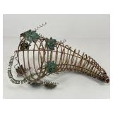 Metal Cornucopia Basket