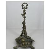 Antique French Cast Brass Umbrella Stand