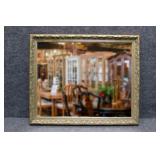Wall Mirror in Gold Tone Frame