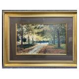 "Walking in Fall" Print by J. Mather
