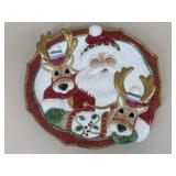Fitz & Floyd "Santaï¿½s Flight" Plate