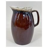 Vintage Hull Pottery Brown Drip Glazed Pitcher