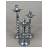 Dupuis Metal Candle Holders / 3 pc