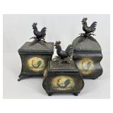 Wood Keepsake Boxes|3 pc