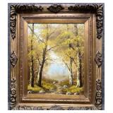 Vintage Original Oil Painting on Canvas