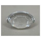 Wilson Super Bowl XXXVIII Crystal Paperweight