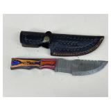 Custom Fixed Blade Knife w/ Sheath