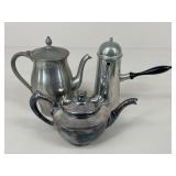 Pewter & Silver Plate Drink Pots