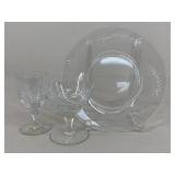 Salad Plates & Stemware/38 pc