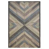 Geometric Wood Panel