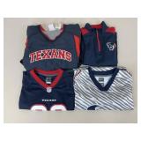 Childrenï¿½s Texans Jerseys & Jackets / 4 pc