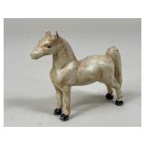 Metal Painted Horse Figure
