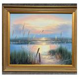 Original Painting on Canvas Signed Joyce
