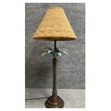 Metal Palm Lamp w/Shade