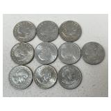 1979 Susan B. Anthony Quarters / 10 pc