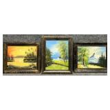 3/PC Original Paintings on Panels