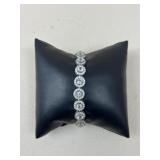 Sterling Silver Bracelet w/ Stones