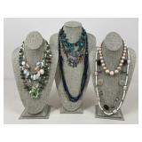 Costume Necklaces / 9 pc
