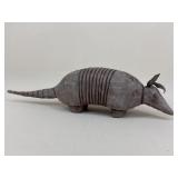 Wood Carved Armadillo Figure