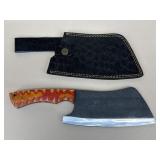 Custom Cleaver W/ Sheath