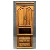 Michael Howard Lighted Wood Book Case