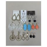 Costume Earrings / 9 pairs