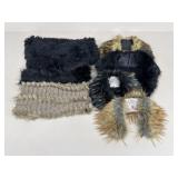 Faux Fur Scarves & Shawls/7 pc